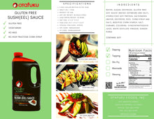 Load image into Gallery viewer, Gluten Free Sushi Sauce 83.8 oz