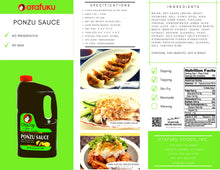 Load image into Gallery viewer, Ponzu Sauce 63.9 floz
