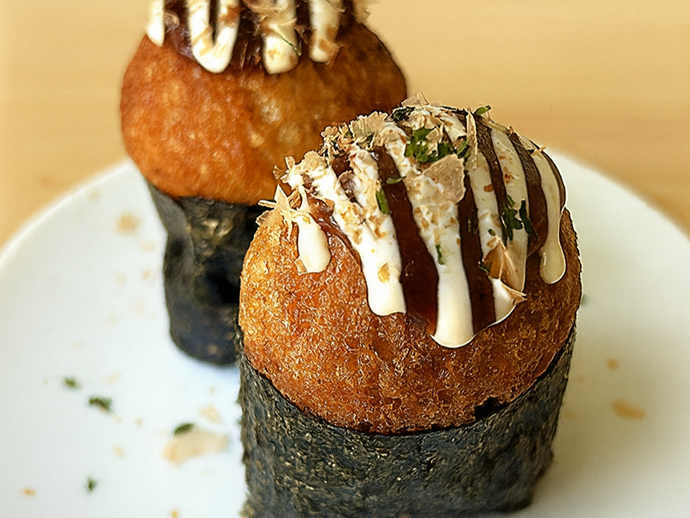 Takoyaki Gunkan Sushi | Easy Japanese Fusion Sushi – Otafuku Foods