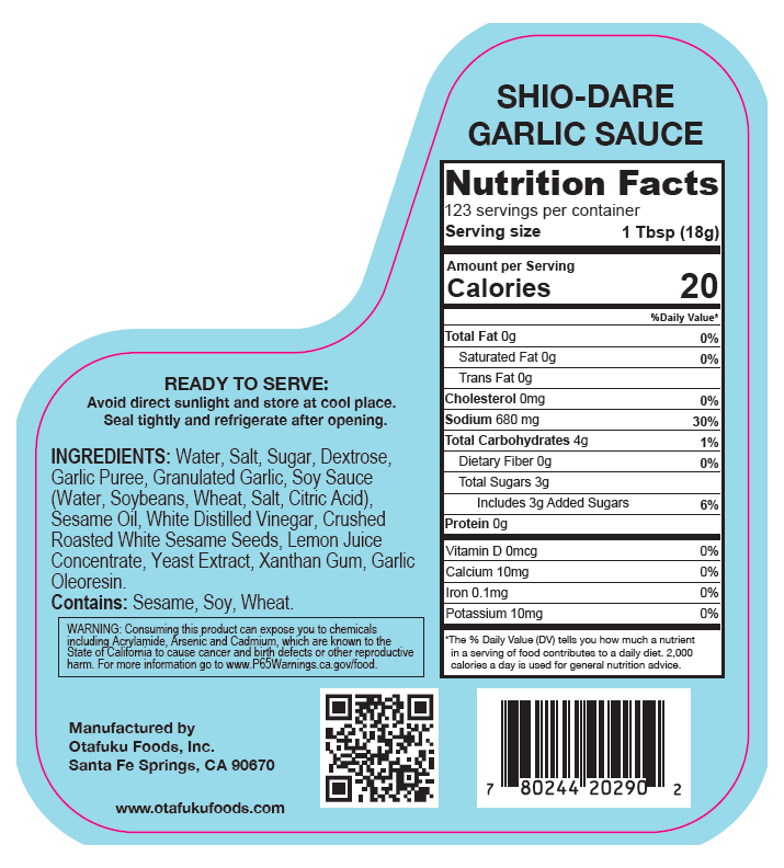 Shio-Dare Garlic Sauce 78.3 oz – Otafuku Foods