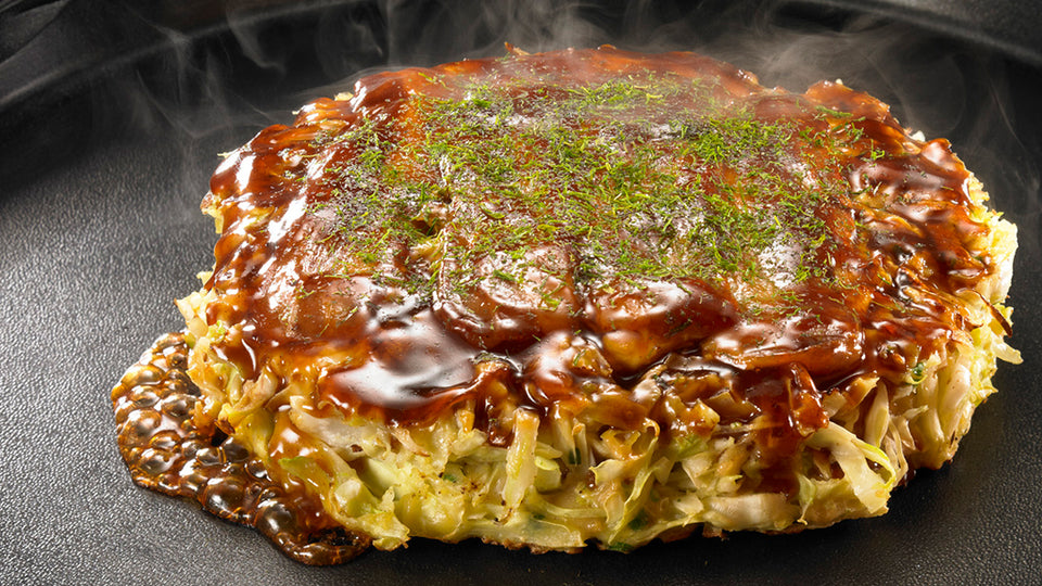 Otafuku Okonomiyaki Kit- Includes Okonomiyaki Flour and Okonomiyaki Sauce  for Japanese Savory Okonomiyaki Pancakes (6 Kits)